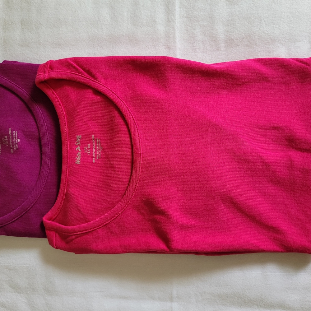 White Stag T-shirt Bundle, Pink and Purple, Sz L, EUC - Picture 10 of 10